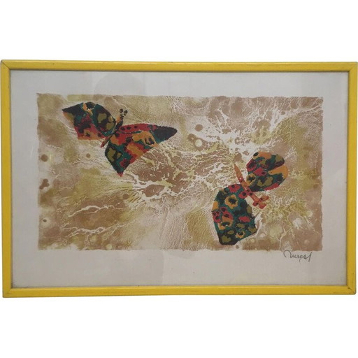 Aquarelle vintage de Jean Lurçat, 1960