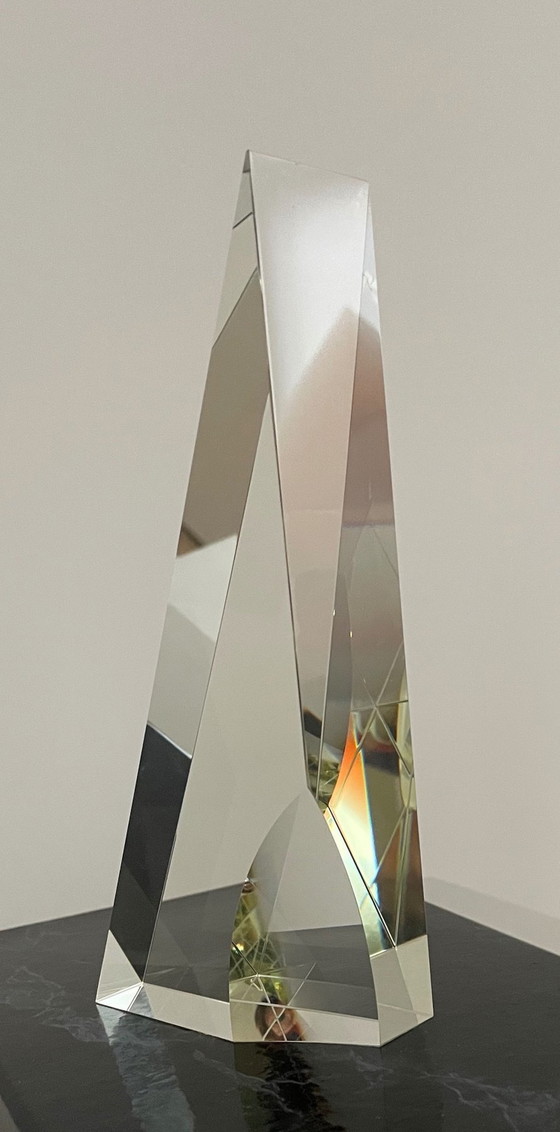 Image 1 of " Triangle" Objet en verre George Broft