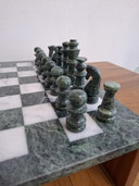 Grand jeu d'échecs en marbre Xl