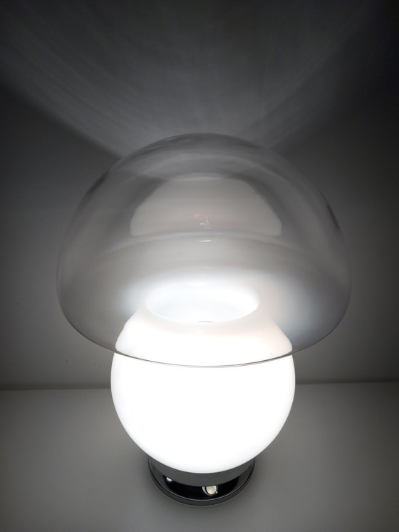 Image 1 of Lampe De Table Vintage • Atomic Mushroom • Murano • Space Age • 1960