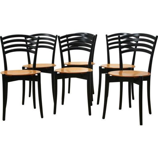 Ensemble de 6 chaises vintage pour les communautés