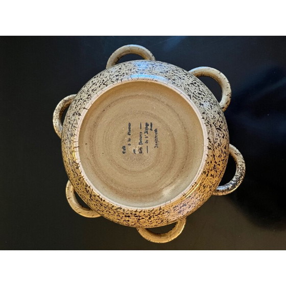 Image 1 of Pot vintage des potiers de l'abbaye de Salins, 1970