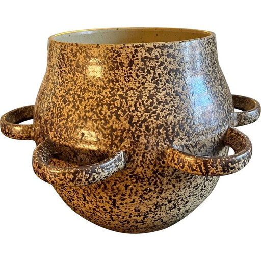 Pot vintage des potiers de l'abbaye de Salins, 1970