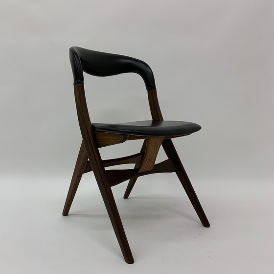 Image 1 of Chaise de salle à manger vintage par Louis Van Teeffelen , 1960's