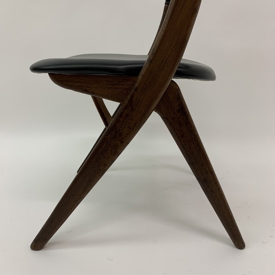 Image 1 of Chaise de salle à manger vintage par Louis Van Teeffelen , 1960's