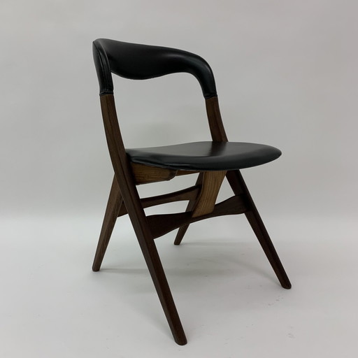 Chaise de salle à manger vintage par Louis Van Teeffelen , 1960's