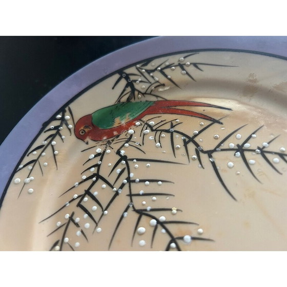 Image 1 of 7 assiettes en porcelaine vintage décorées d'oiseaux, Japon