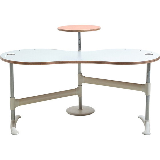 Image 1 of Bureau vintage 'Red Rocket' en aluminium et plastique par Ayse Birsel pour Herman Miller, 2000