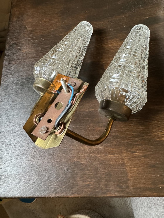 Image 1 of 2x Lampes murales vintage