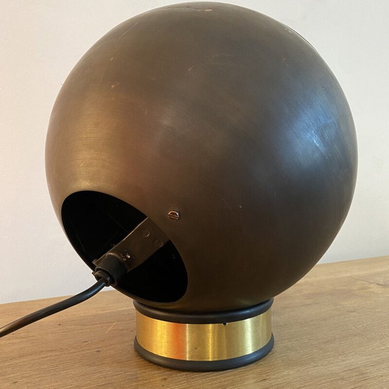 Image 1 of Lampe boule vintage en cuivre, 1970