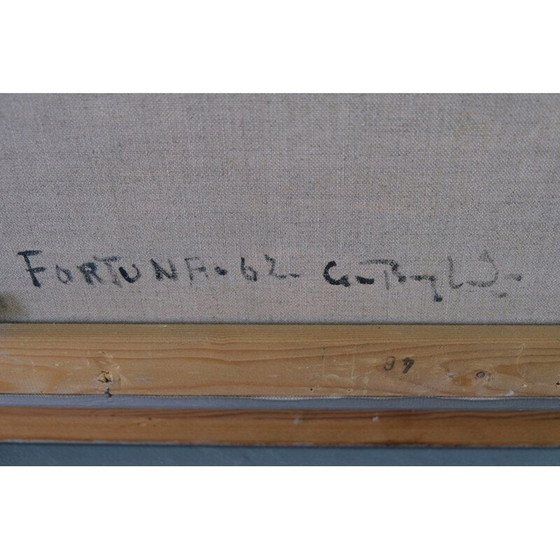 Image 1 of Peinture à l'huile sur toile de Gunnar Herman Berglund, Suède 1960