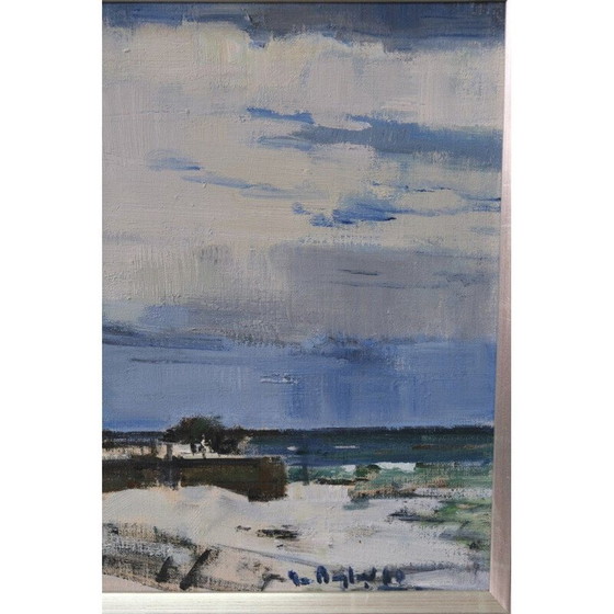 Image 1 of Peinture à l'huile sur toile de Gunnar Herman Berglund, Suède 1960