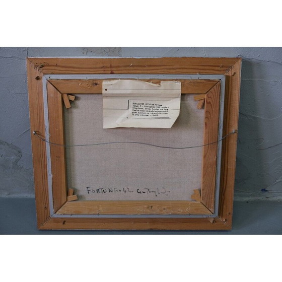 Image 1 of Peinture à l'huile sur toile de Gunnar Herman Berglund, Suède 1960