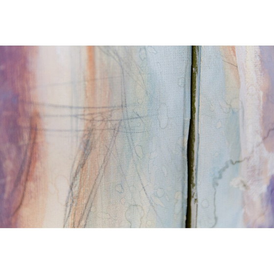 Image 1 of Peinture vintage avec motif de cheval, Tchécoslovaquie 1970