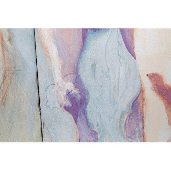 Image 1 of Peinture vintage avec motif de cheval, Tchécoslovaquie 1970