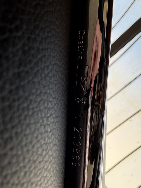 Image 1 of Cassina Lc2 Fauteuil Le Corbusier Cuir noir/Chrome