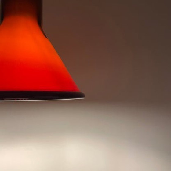 Image 1 of 2X Holmegaard P&T Mini-lampes suspendues par Michael Bang - Verre violet