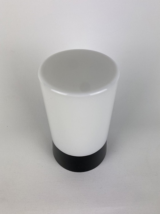 Image 1 of Plafonnier Art déco Raak cylindrique blanc avec fixation noire