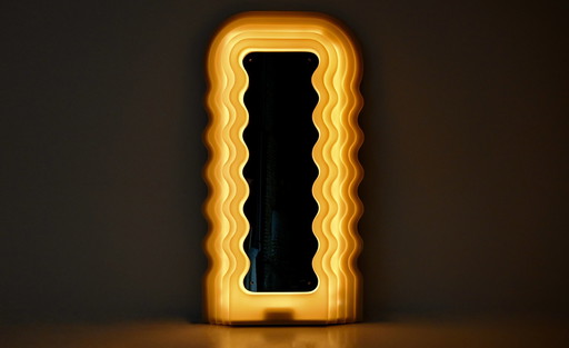 Miroir "Ultrafragola" par Ettore Sottsass pour Poltronova, 1970S, 1ère édition