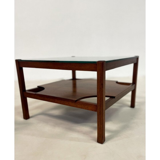 Image 1 of Paire de tables d'appoint en bois vintage, Italie années 1960