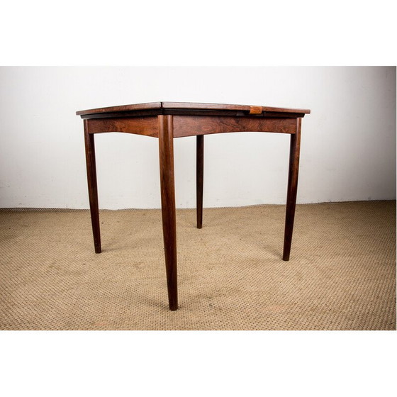 Image 1 of Table extensible et réversible en palissandre et feutre par Arne Whal Iversen, Danemark 1960