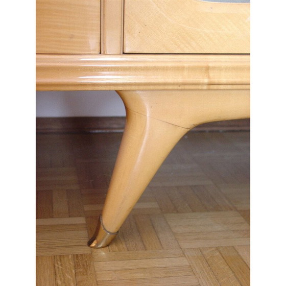 Image 1 of Armoire vintage en érable de Silvio Cavatorta, Italie 1950