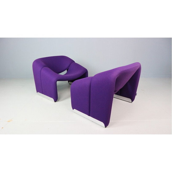 Image 1 of Paire de fauteuils vintage F598 par Pierre Paulin pour Artifort, Pays-Bas 1972