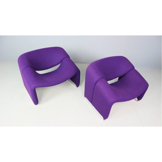 Image 1 of Paire de fauteuils vintage F598 par Pierre Paulin pour Artifort, Pays-Bas 1972