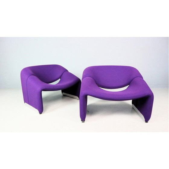 Image 1 of Paire de fauteuils vintage F598 par Pierre Paulin pour Artifort, Pays-Bas 1972