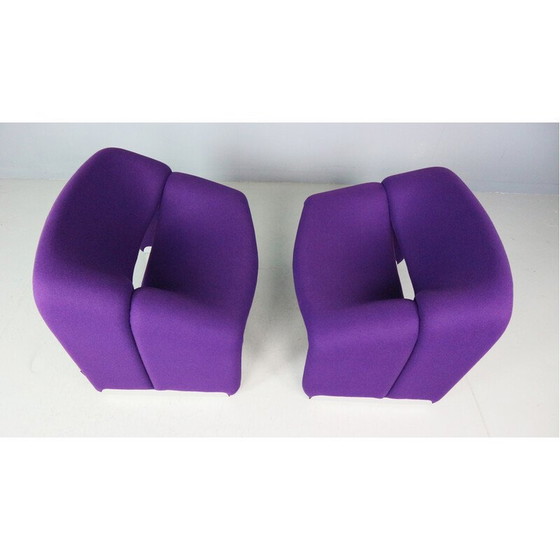 Image 1 of Paire de fauteuils vintage F598 par Pierre Paulin pour Artifort, Pays-Bas 1972