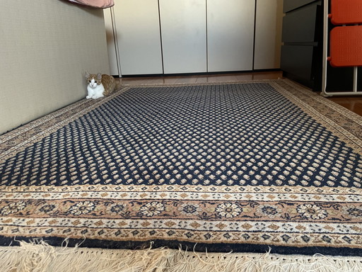 Tapis persan bleu tonnerre