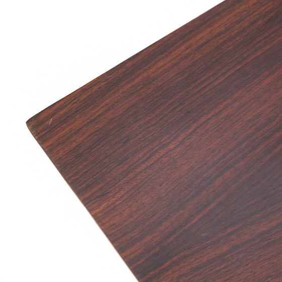 Image 1 of Table basse vintage carrée en bois massif, 1960