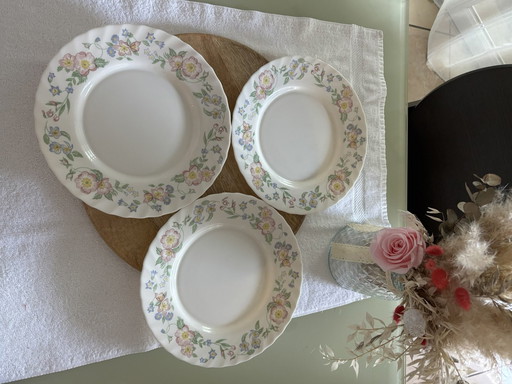 3 Assiettes Arcopal