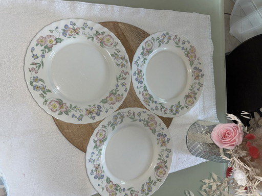 3 Assiettes Arcopal