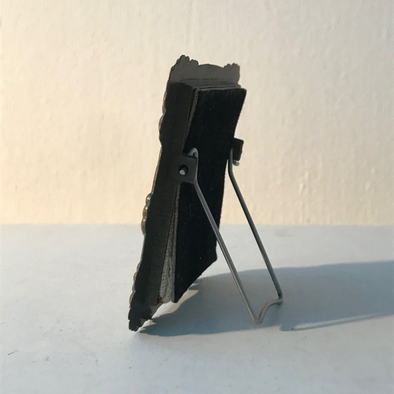 Image 1 of Cadre en cuivre avec bordure en tournesol