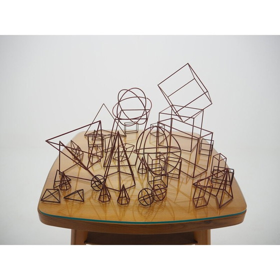 Image 1 of Formes géométriques vintage en acier, 1940