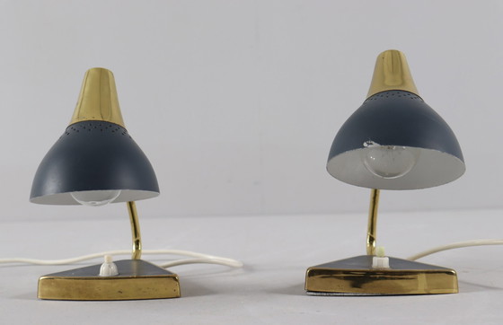 Image 1 of 2 Lampes de table de style Stilnovo, Italie, années 1960