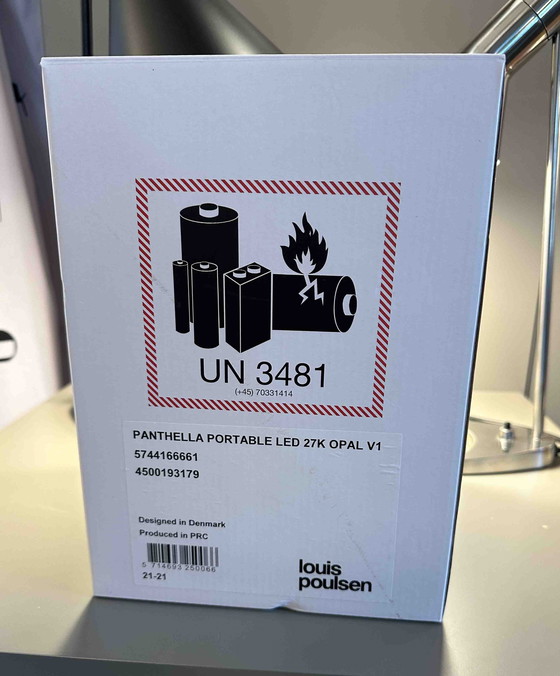 Image 1 of Louis Poulsen Panthella 160 Portable V1 Opal White Portable Table Lamp