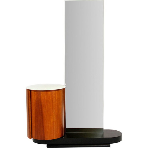 Coiffeuse vintage avec miroir par Jindrich Halabala pour Up Zavody, Tchécoslovaquie, années 1940