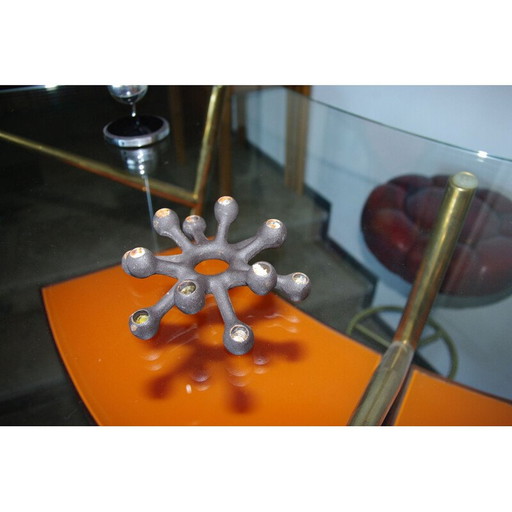 Chandelier vintage en fonte de Jens Quistgaard, 1960