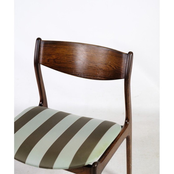 Image 1 of Ensemble de 6 chaises de salle à manger vintage en bois de rose par Farsø møbelfabrik, 1960
