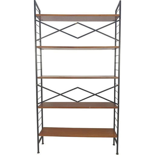 Etagère vintage en teck, Italie 1950