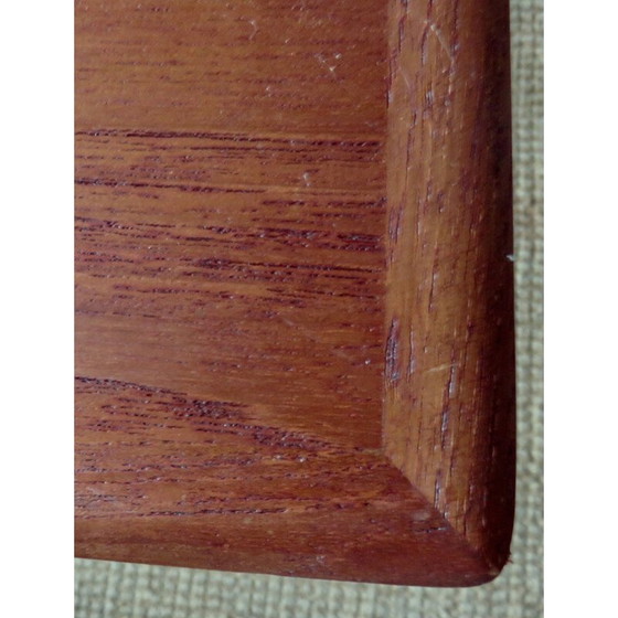 Image 1 of Table à rallonge vintage en teck carré Danemark 1960