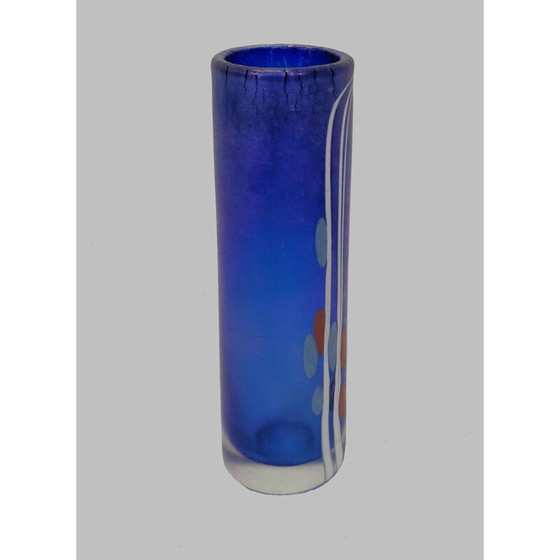 Image 1 of Vase en verre danois Finn Lynggard 1982