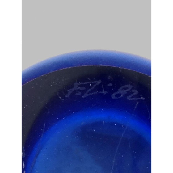 Image 1 of Vase en verre danois Finn Lynggard 1982