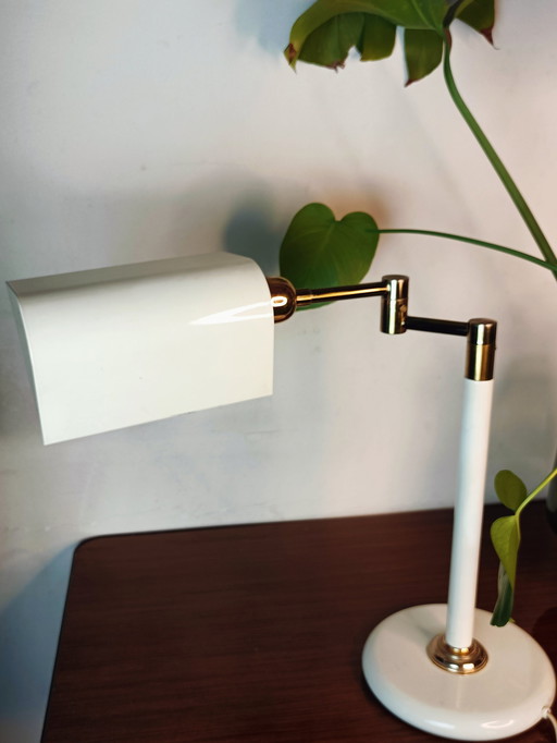 Fratelli Martini - Lampe de table pour banquiers ou notaires avec bras pivotant