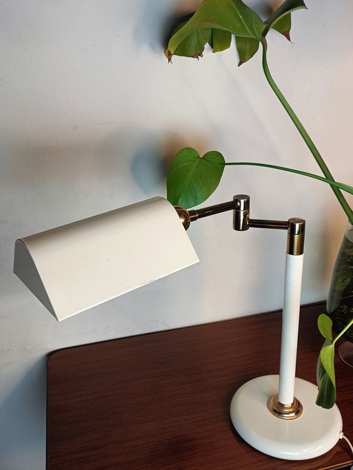 Fratelli Martini - Lampe de table pour banquiers ou notaires avec bras pivotant