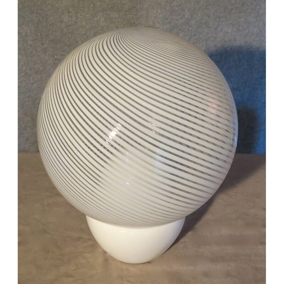 Image 1 of Lampe de table vintage en verre de Murano, 1970