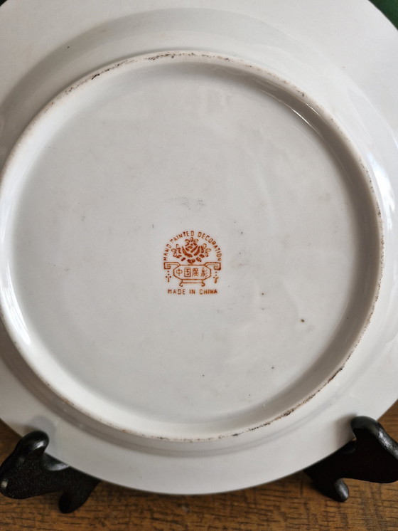 Image 1 of Assiette chinoise peinte à la main