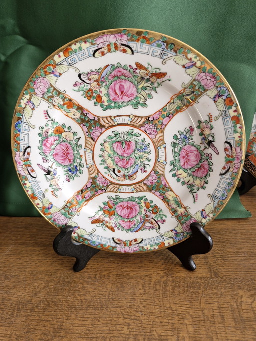Assiette chinoise peinte à la main